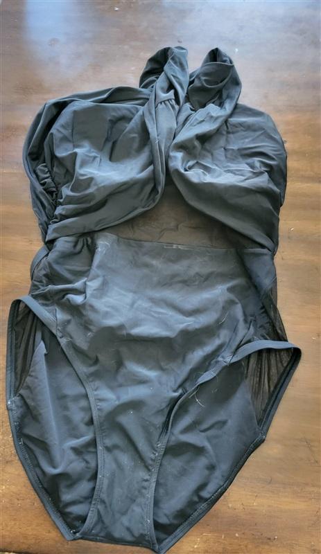 NWT Swimsuits For All 16 Black Sweetheart Cut Out Bombshell 1pc 121753