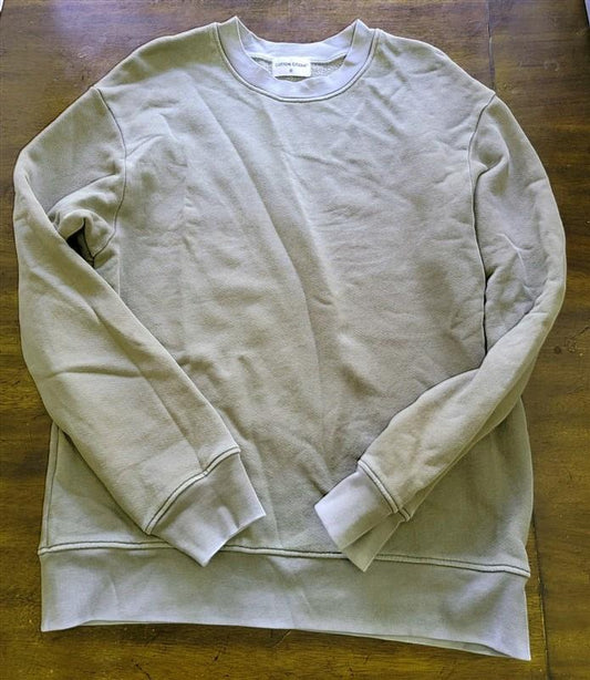 NWOT Cotton Citizen M Boston Crew Olive Green Long Sweatshirt 121761
