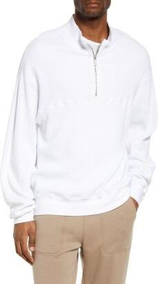 NWOT Cotton Citizen XXL Waffle Quarter Zip Long Sweatshirt 121763