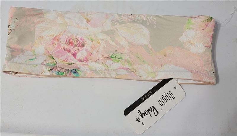 NWT Dippin' Daisy XL Floral English Garden Reversible Bandeau Bikini Top 121776