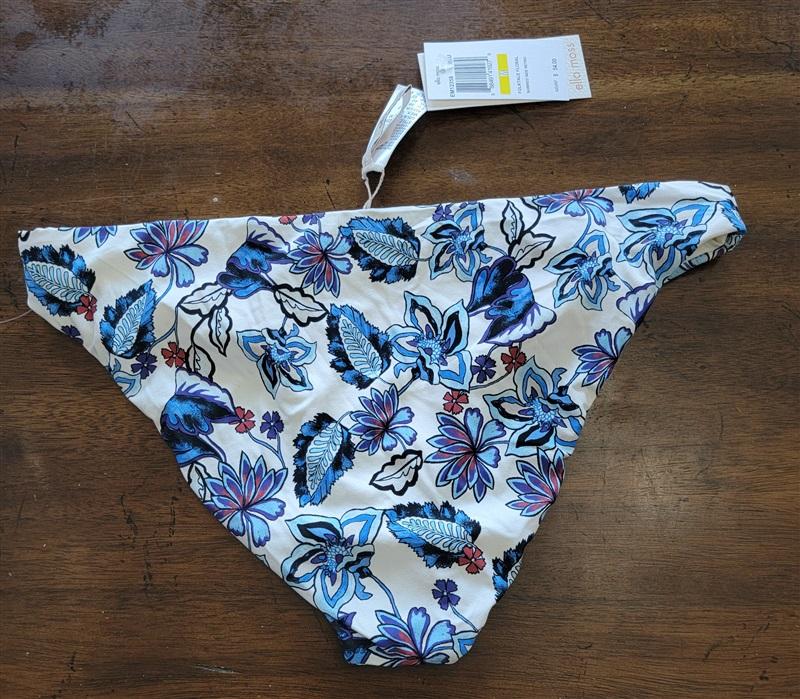 NWT Ella Moss Folktale Floral Shirred Side Bikini Swim Bottoms 121787