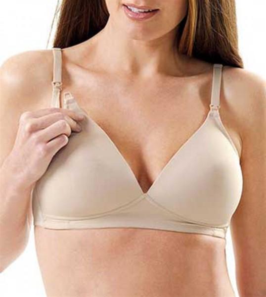 NWOT Leading Lady 40DD Seamless Wire-Free Nursing Bra 454 Beige 121805