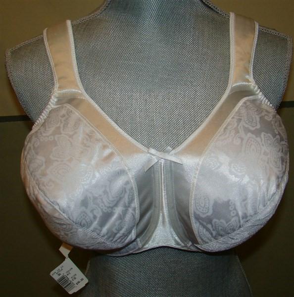 NWOT Bali 42DD Satin Tracings Minimizer Bra White 3562 121808
