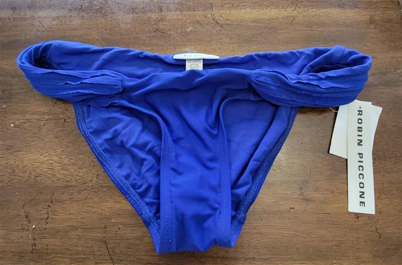 NWT Robin Piccone Yolanda S Cobalt Blue Bikini Swim Bottom 121829