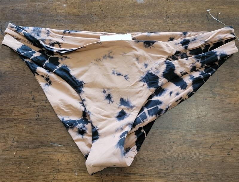 NWT Anthropologie Dippin' Daisy's M Bikini Bottom Tie Dye Cut Out Side 121831