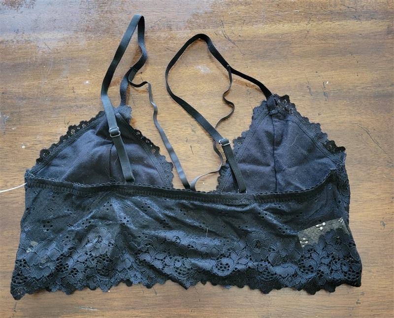 NWOT Hayden M Black Bralette Lace 121856