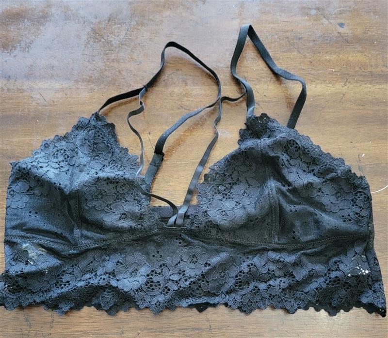 NWOT Hayden M Black Bralette Lace 121856