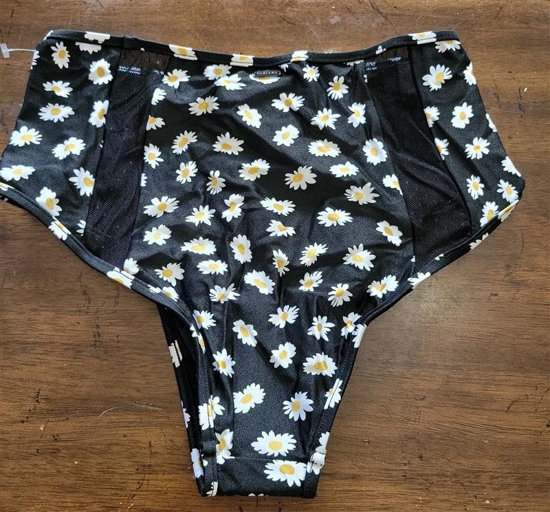 NWOT Volcom S Daisy High Rise Cheeky Bikini Swim Bottom 121860