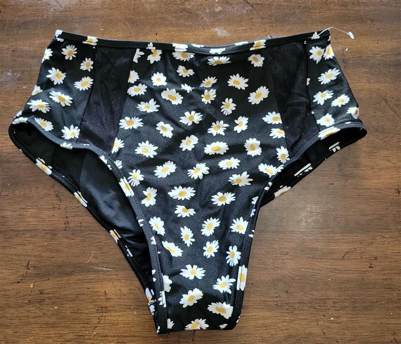 NWOT Volcom S Daisy High Rise Cheeky Bikini Swim Bottom 121860