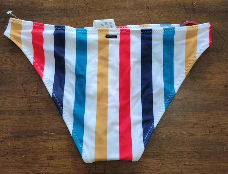 NWOT Volcom S Stripe BIKINI BOTTOM Ring Sides 121874