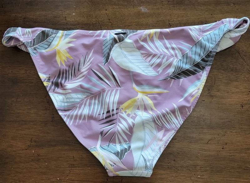 NWOT Volcom XL Don't Leaf Hipster Swimsuit Bikini Bottoms Purple 121881