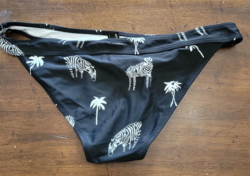 NWOT Volcom S Z is for Zebra Bikini Swim Bottom 121893