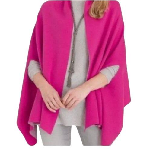 NWOT Chico's Reversible Travel Wrap Pink & Gray 4 Way 121902