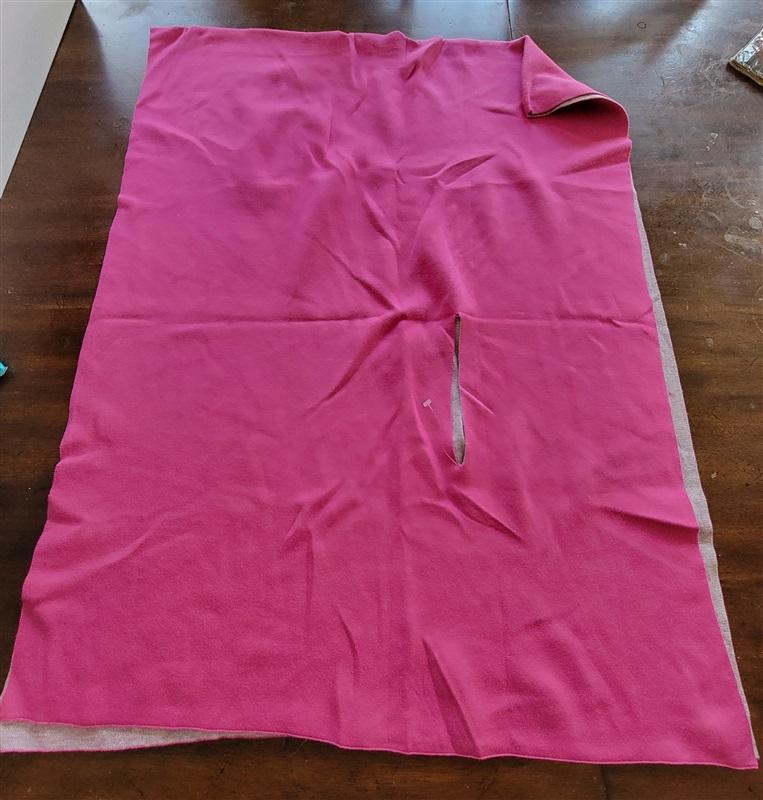 NWOT Chico's Reversible Travel Wrap Pink & Gray 4 Way 121902
