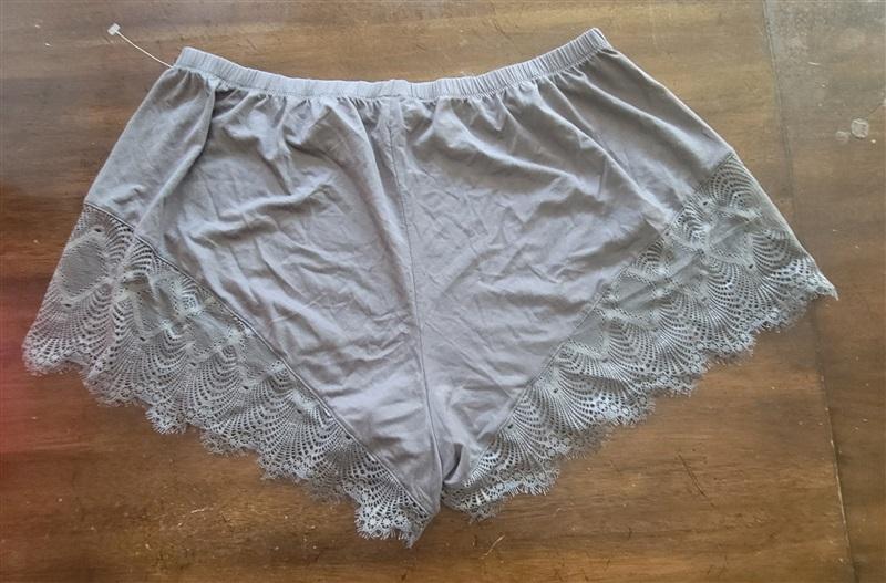 NWOT Cosabella L Lace Gray Charcoal Pajama Shorts 121909
