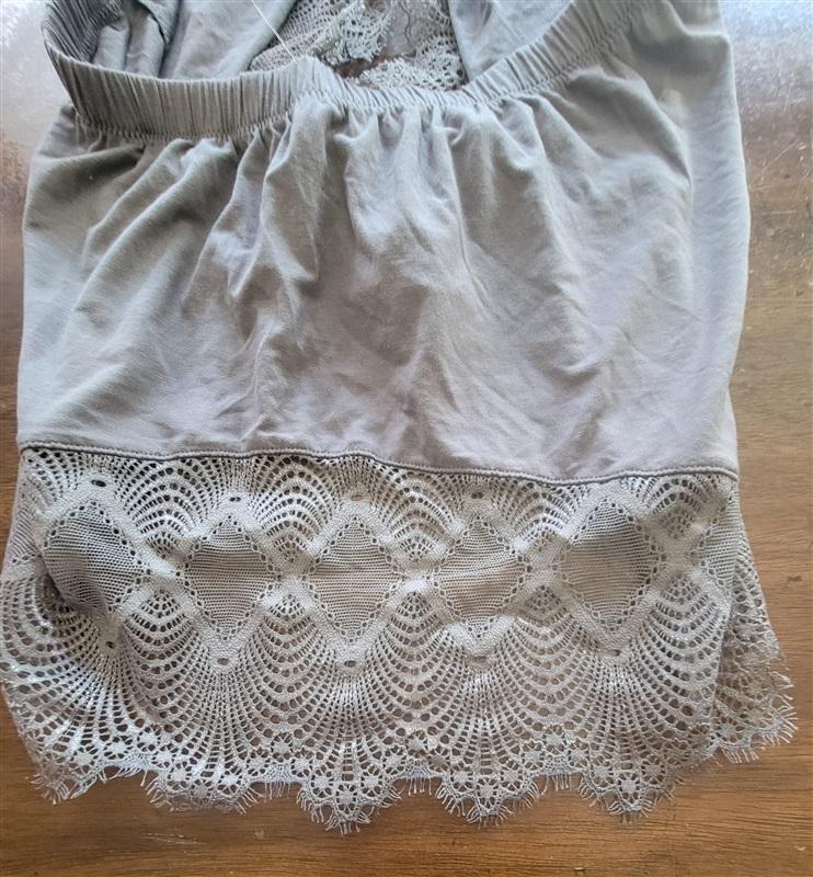 NWOT Cosabella L Lace Gray Charcoal Pajama Shorts 121909