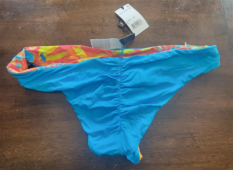 NWT Ralph Lauren Mumbai Reversible M Hipster Bikini Swim Bottom 121920