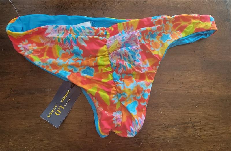 NWT Ralph Lauren Mumbai Reversible M Hipster Bikini Swim Bottom 121920