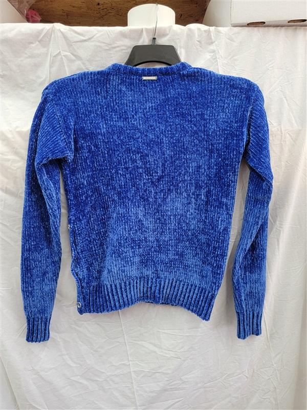 NWOT Michael Kors XS Chenille Long Sleeve Crew Neck Button Side Sweater 121926