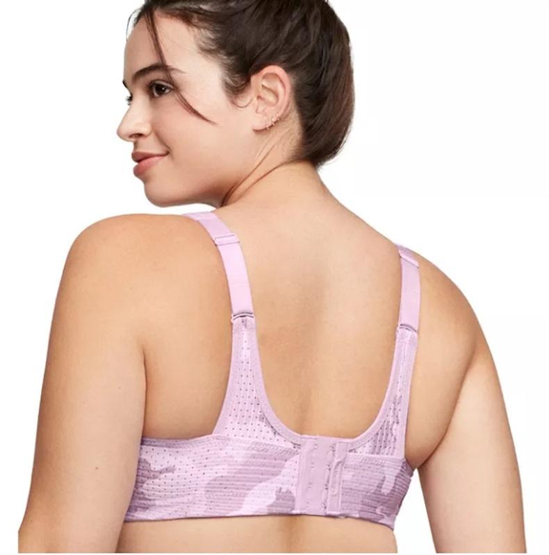 NWOT Glamorise 44DD Double Layer Custom Control Sports Bra 1166 Pink 121927