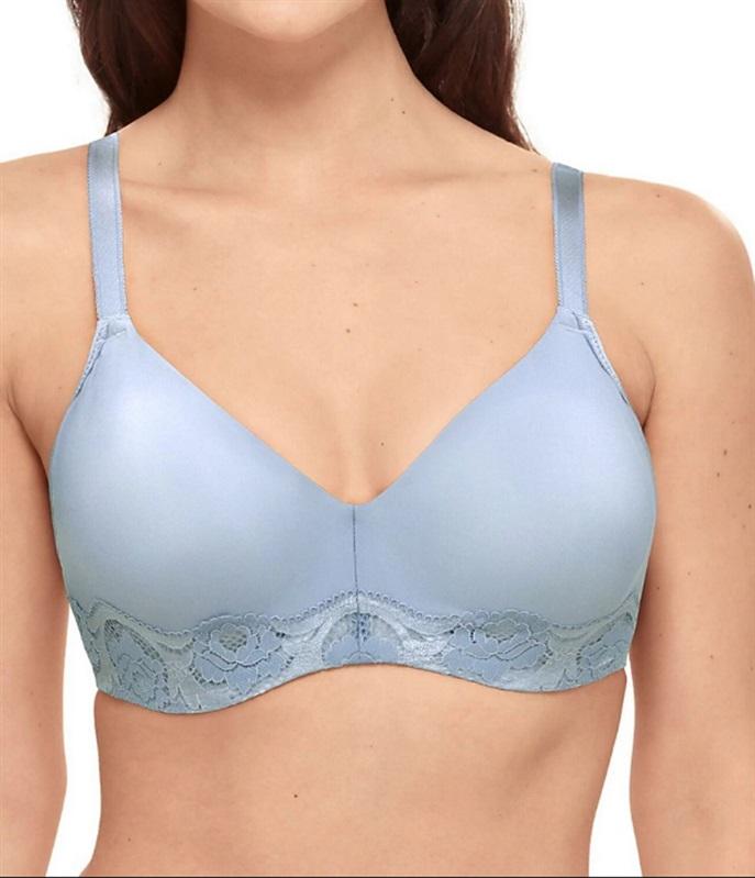 NWT Wacoal 34DD Style Standard Underwire Bra 855347 Blue 121970