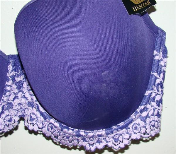 NWT Wacoal 34DDD Purple Embrace Lace Underwire T Shirt Bra 853191 122076