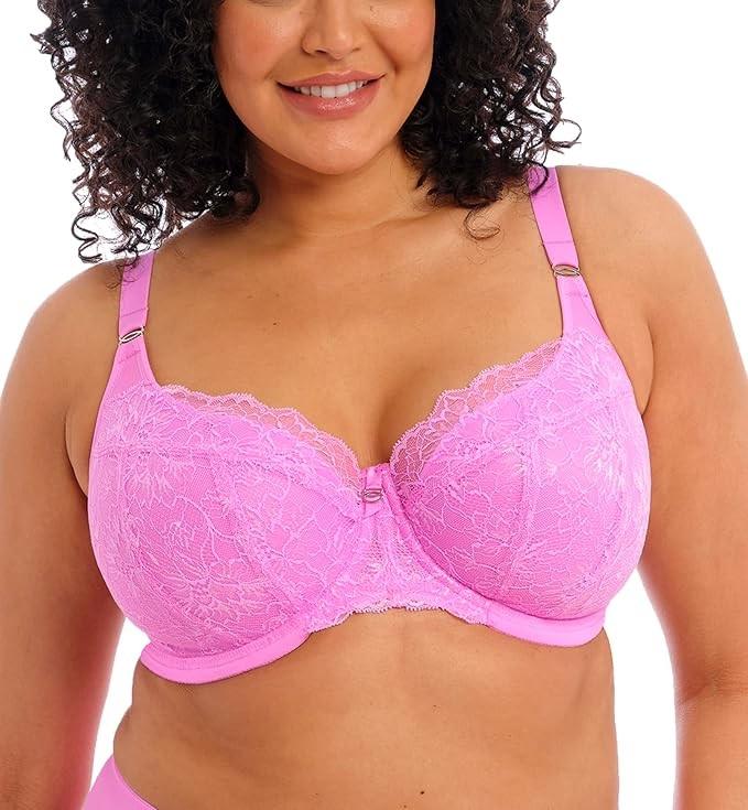 NWT Elomi 40I USA Elomi Brianna Padded Half Cup Underwire Bra Pink 122077
