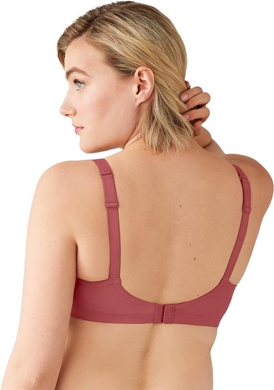 NWT Wacoal 38C Shape Revelation Shallow Top T-Shirt Bra 855387 Rose 122083