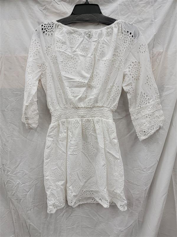 NWOT Michael Stars S Alessandra Off Shoulder Cotton Minidress White 122105