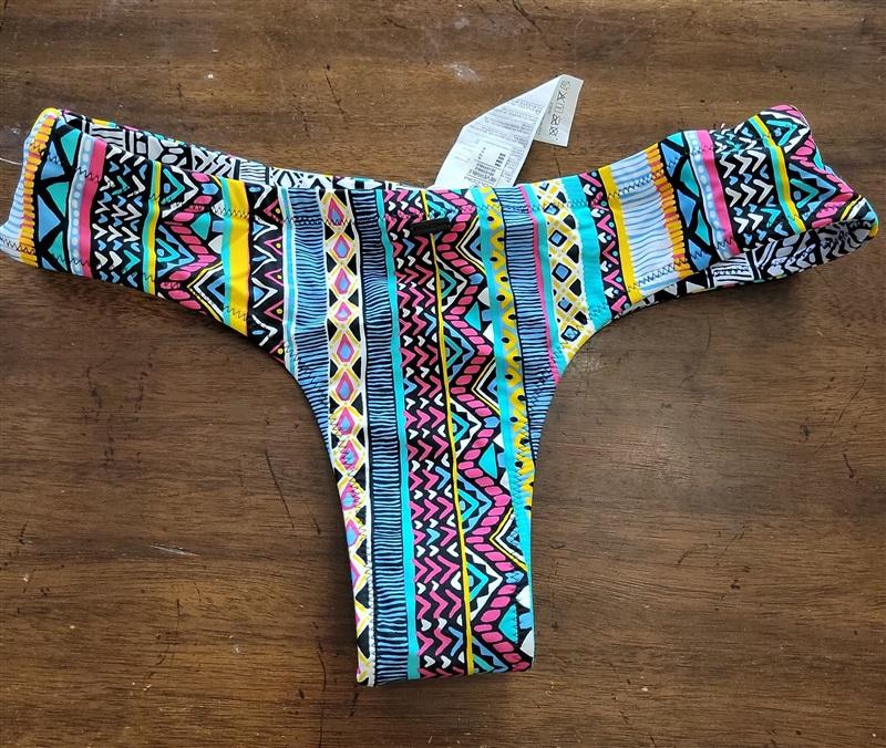 NWOT Volcom L Reversible Cheeky Bikini Swim Bottoms 122131