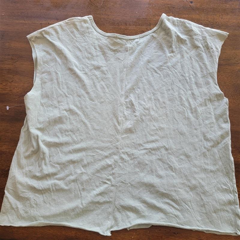 NWOT Project Social T Small Green 1990'S Type Baby Crop Muscle T Shirt 122134