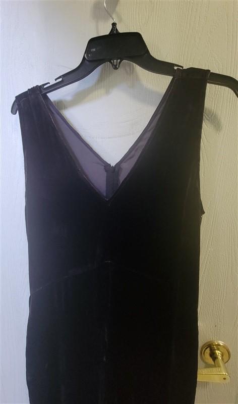 NWOTD Free People Purple Velvet Wide Leg Jumpsuit 122139