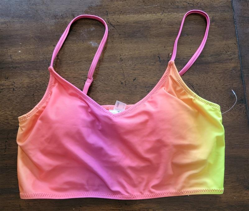 NWOT Volcom S Sunset Ombre Bikini Swim Top 122140