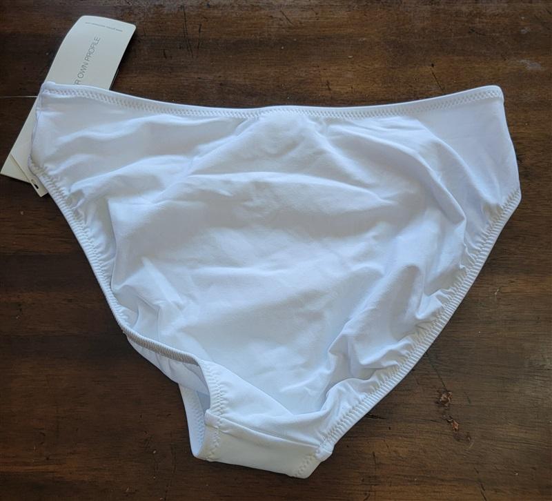 NWT Gottex 8 Basic Full Swim Bottom White 122155