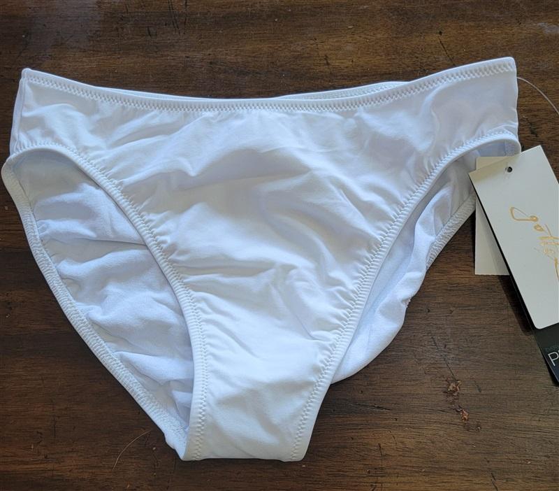 NWT Gottex 8 Basic Full Swim Bottom White 122155