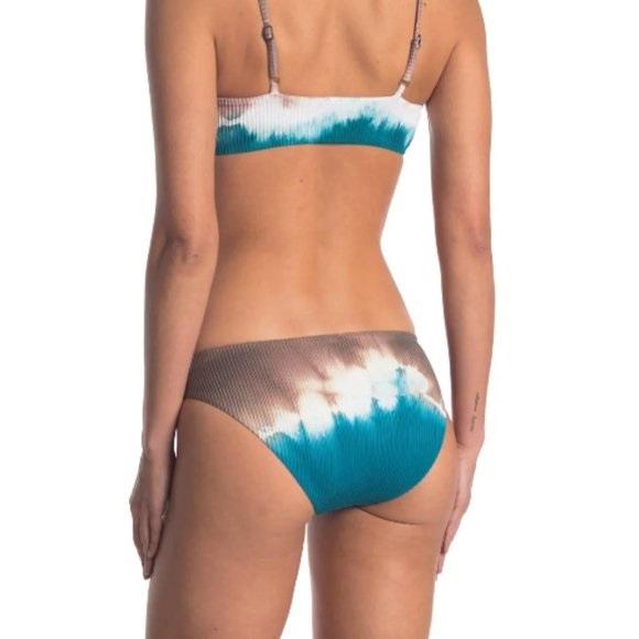 NWOT SOLUNA S Tie Dye Ombre Bikini Top & Bottom 122163