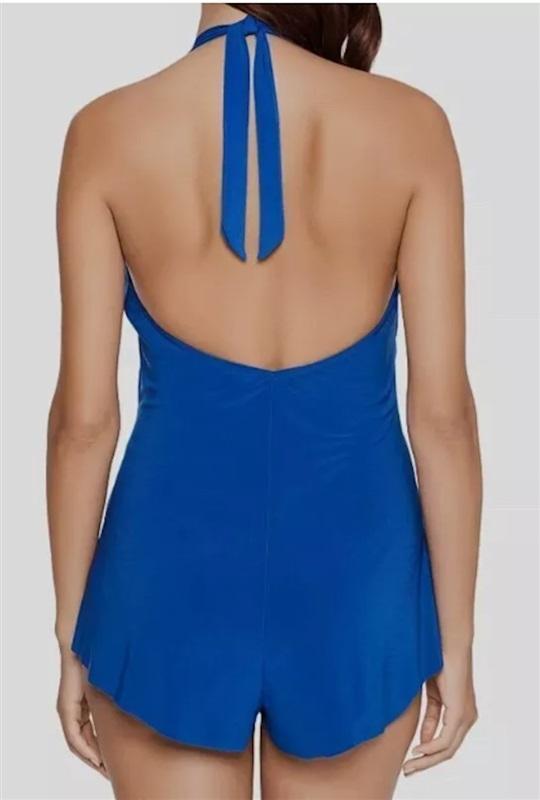 NWOT Magicsuit 14 Theresa Romper 1PC Swimsuit Deep V 122211