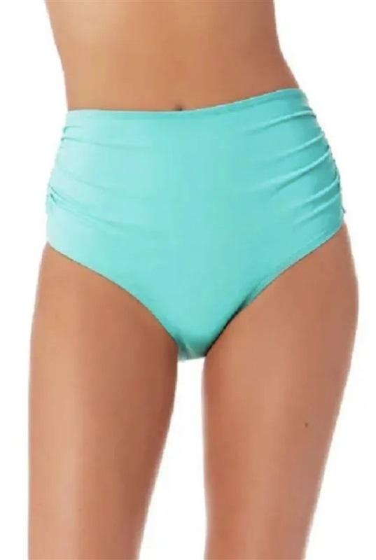 NWT Anne Cole 24W 3 Way Convertible Bikini Swim Bottom Teal 122217