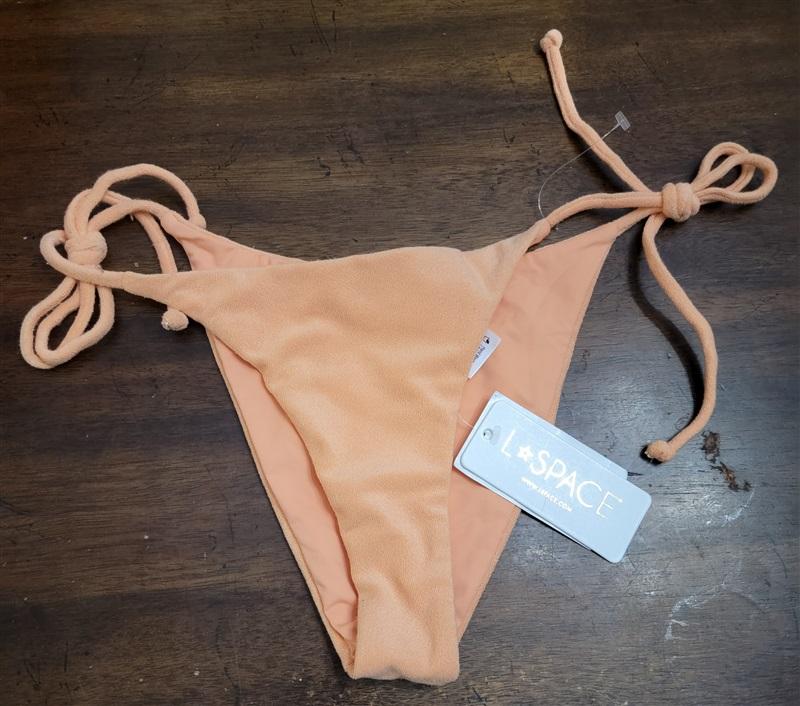 NWT L*Space XS Dax Wrap Tie Bikini Swim Top & Lennox Bottom 122258