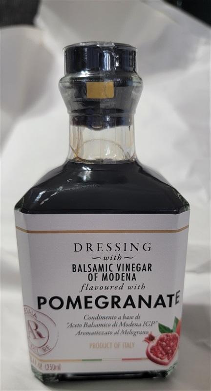 NWT Acetaia Del Re Dressing Balsamic Vinegar of Modena Pomegranate 122290
