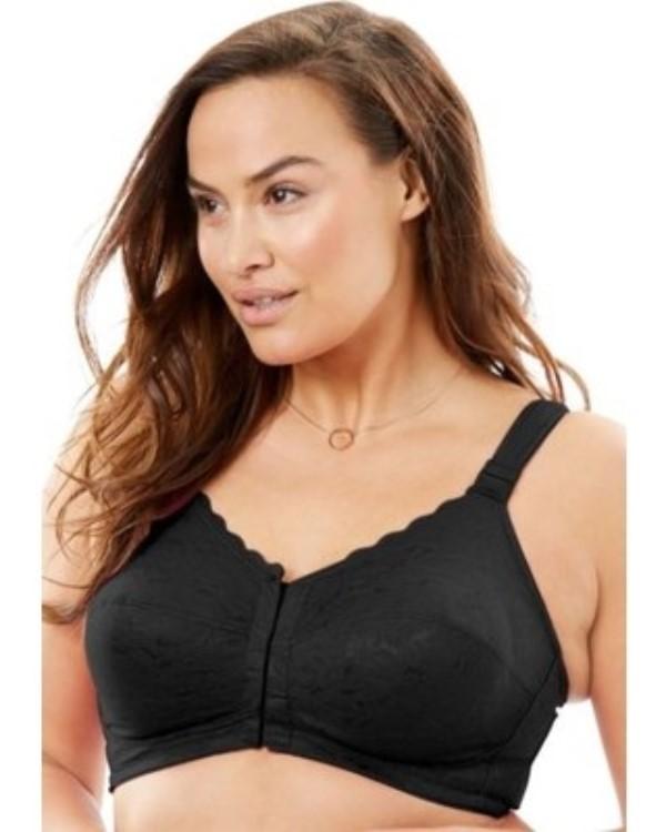 NWOT Instant Shaping 36C Posture Support Soft Cup Bra Black 122293