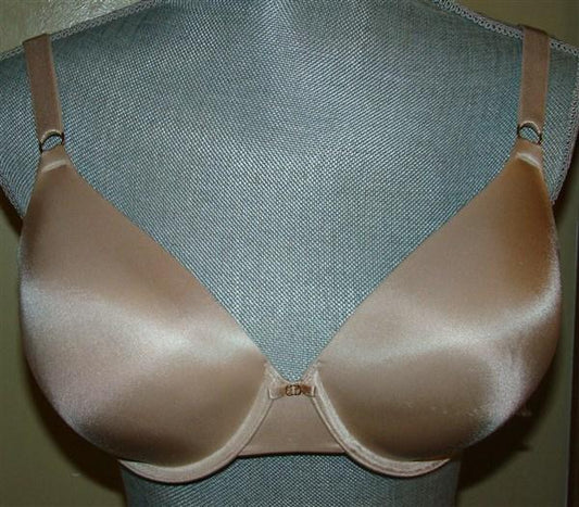 NWT Vanity Fair 36C Full Figure Back Smoother 76010 Beige 122303