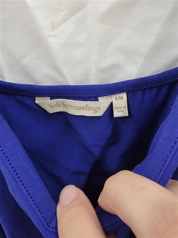 NWOT Soft Surrounding S/M Cobalt Blue Slip Dress 122304