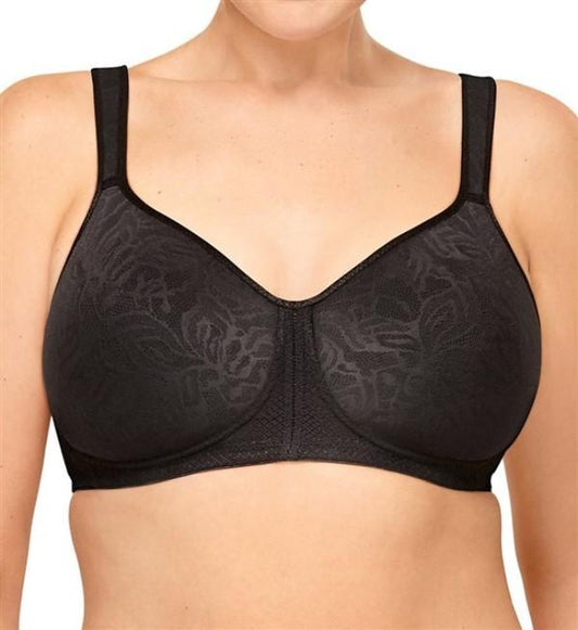 NWT Wacoal 40D Awareness Wire Free Lightweight Spacer Bra 856367 Black 122347