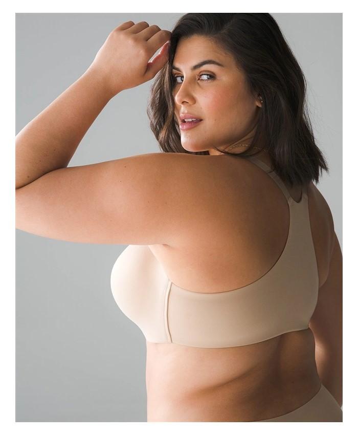 NWOT Soma 38DD Enbliss Front-Close Racerback Underwire Bra Beige 122350