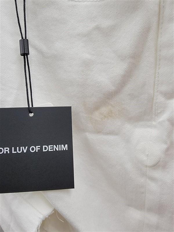 NWTD For Luv of Denim 0 White 4" Shorts High Rise Raw Edge 122358