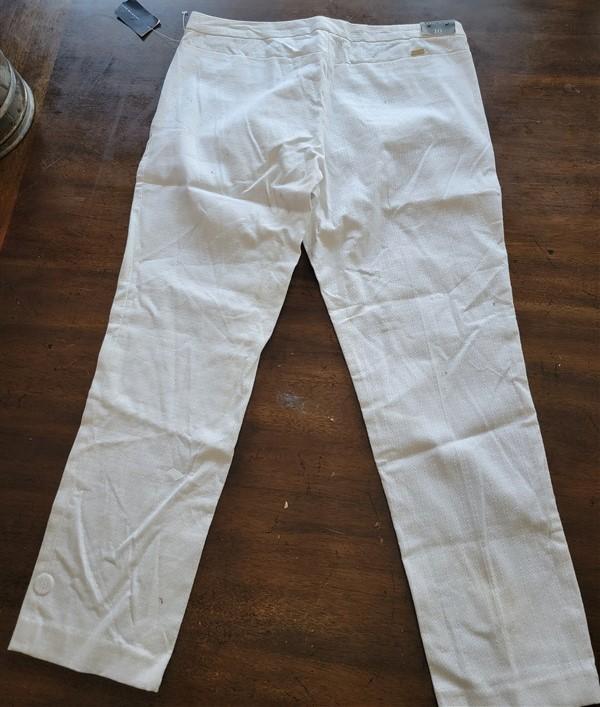 NWTD Tommy Hilfiger 10 June Bright White Pants 122359