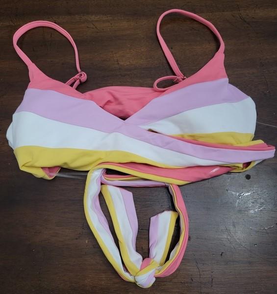NWOT Becca Virtue S Color Code Wrap Bikini Swim TOp 122392