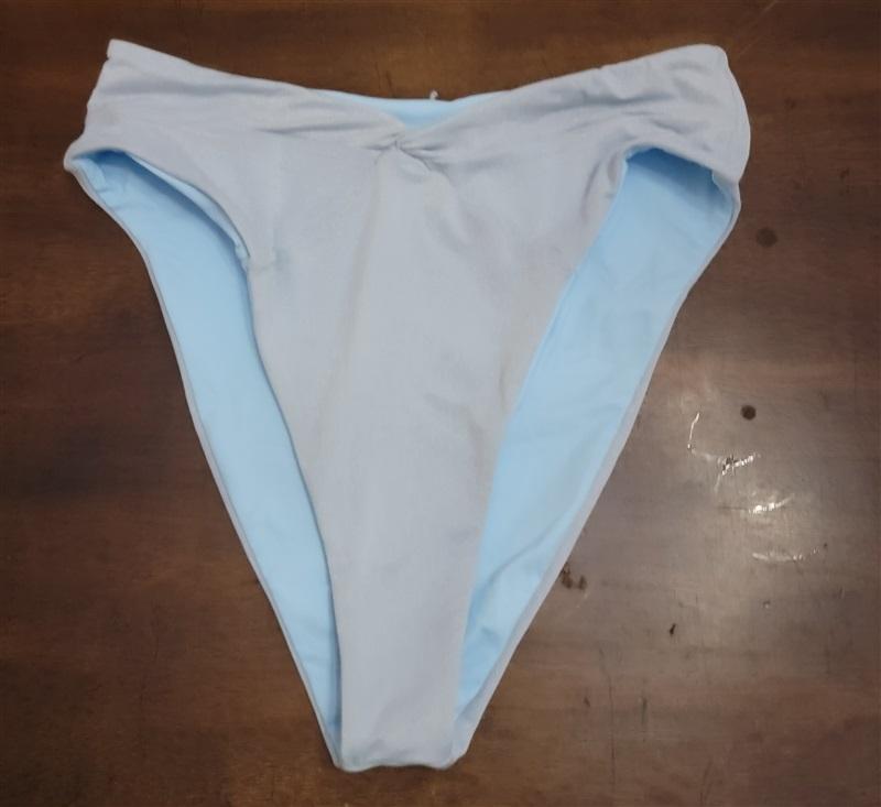 NWOTD L*Space M Shimmer Nancy Lee Bottom Bitsy Bikini Swimsuit Blue 122407