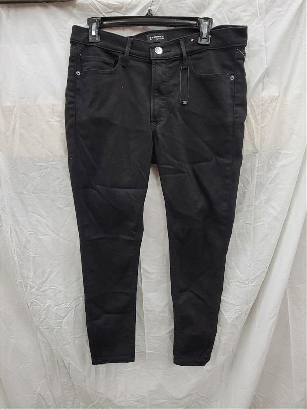 NWOT Express 10R Skinny Mid Rise Black Jeans 122457